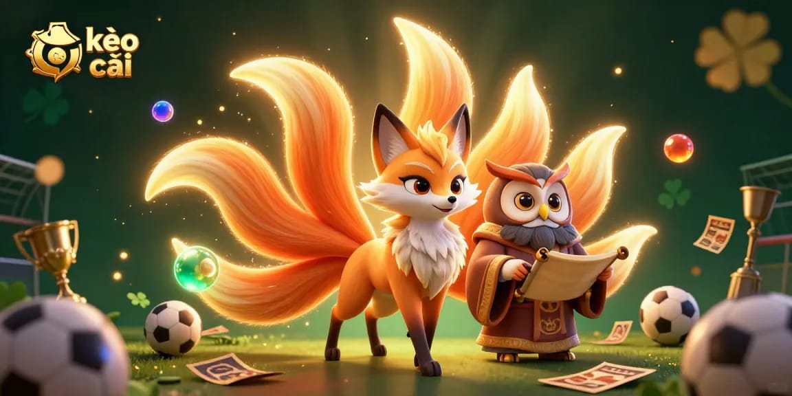 Experience the thrilling kèo nhà cái with vibrant sports betting characters and dynamic elements.