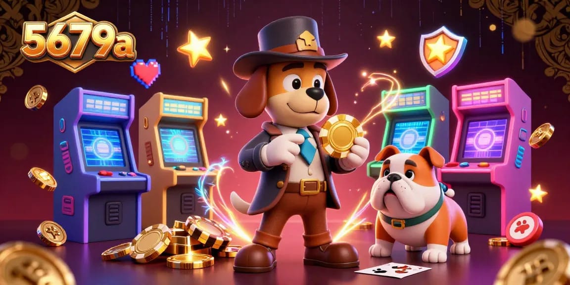 Discover winning strategies at 5679a with energetic gaming characters and vibrant casino elements.