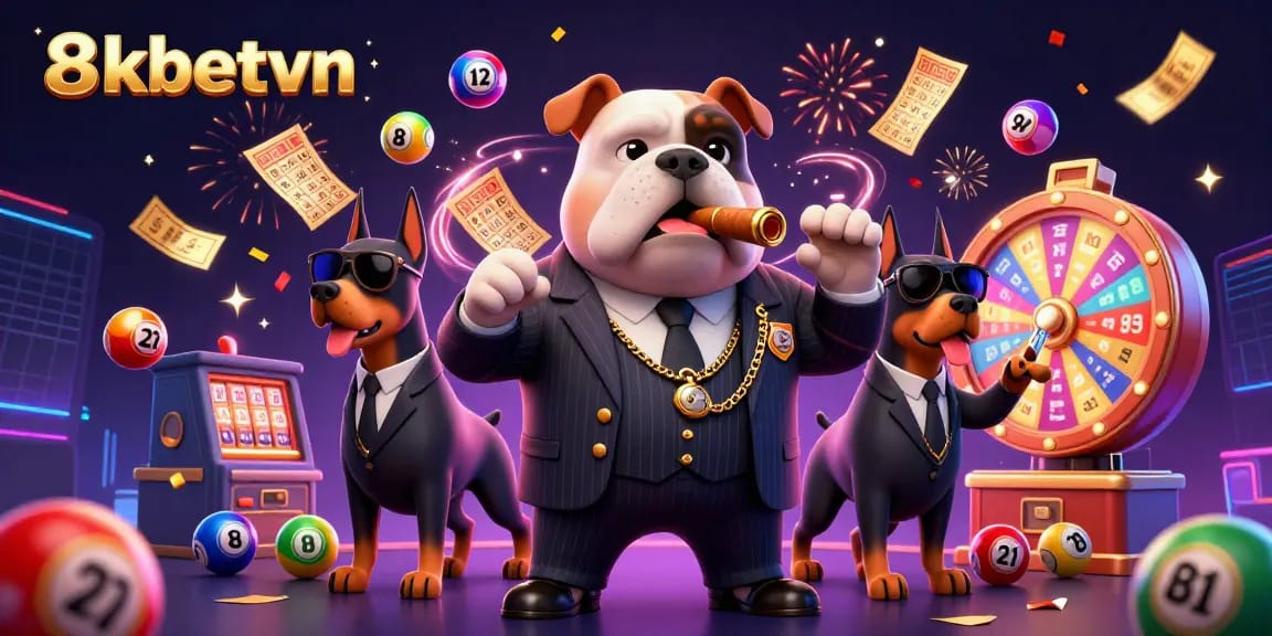 Experience the thrill of 8kbetvn with a vibrant lottery game scene featuring dynamic elements.