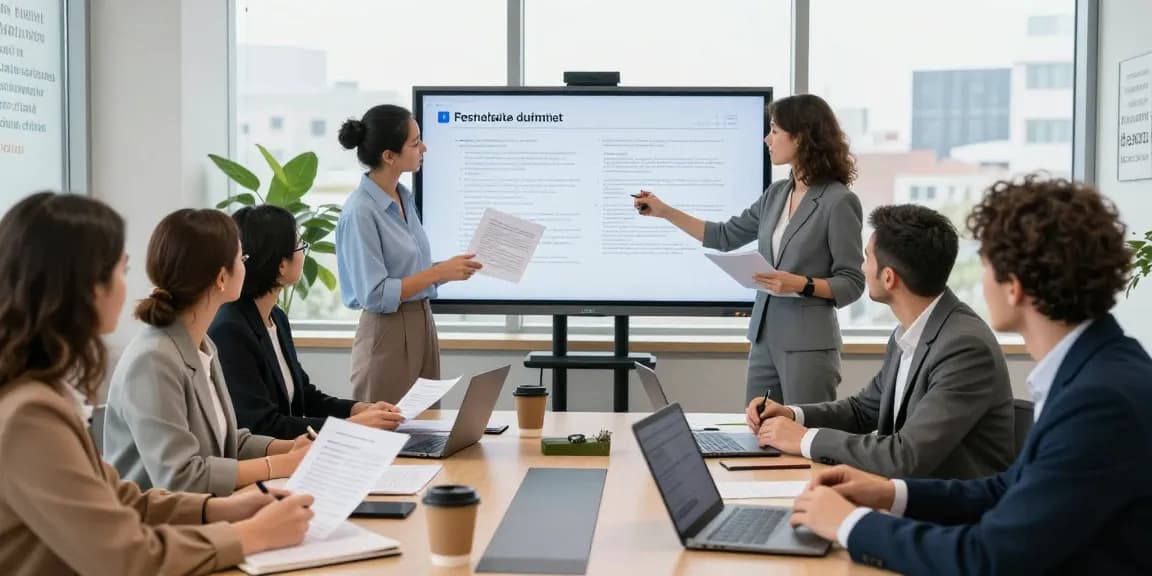Activități de înființare asociații și fundații într-un birou modern