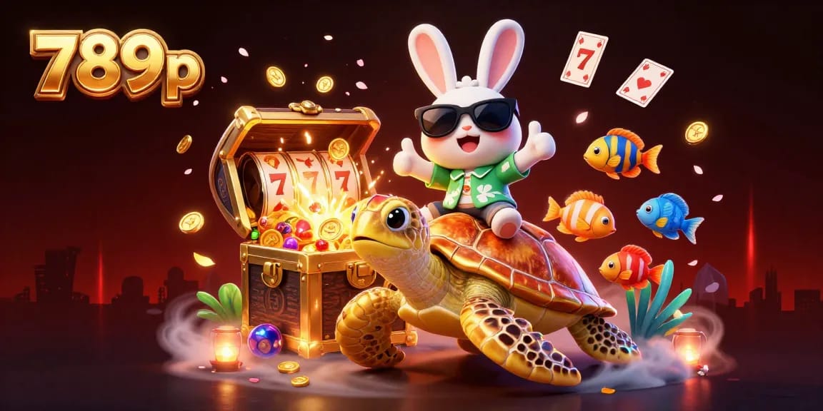 Experience thrilling gaming with 789p in a vibrant casino scene, featuring lucky symbols and dynamic energy.