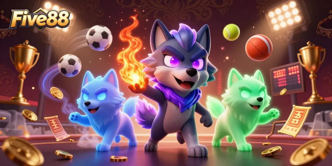 Engage with Five88’s thrilling sports betting scene with dynamic elements and rich visuals.