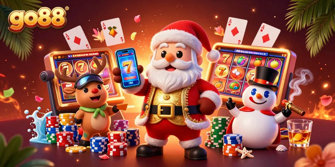 Play and win on go88 with jackpot slots, exciting games, and colorful casino elements in a vibrant scene.