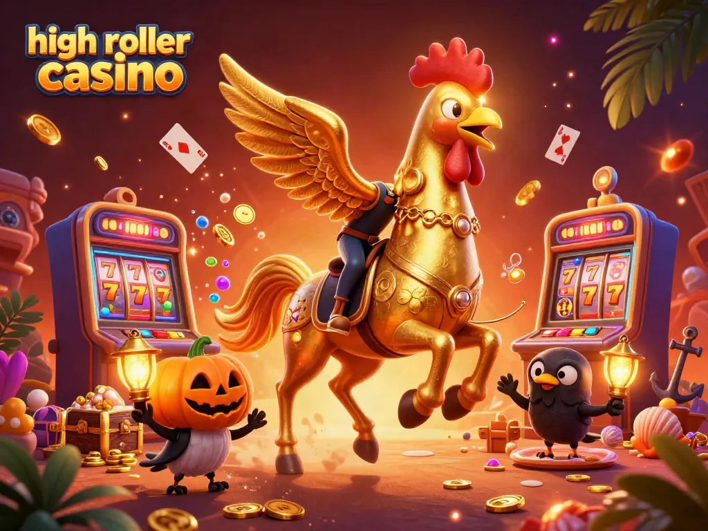 Engaging high roller casino scene with colorful characters and vivid gameplay elements.