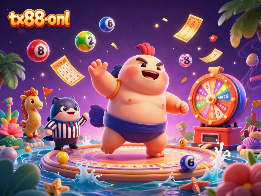 Engage in gaming thrills with the tx88-onl platform's dazzling underwater casino scene.