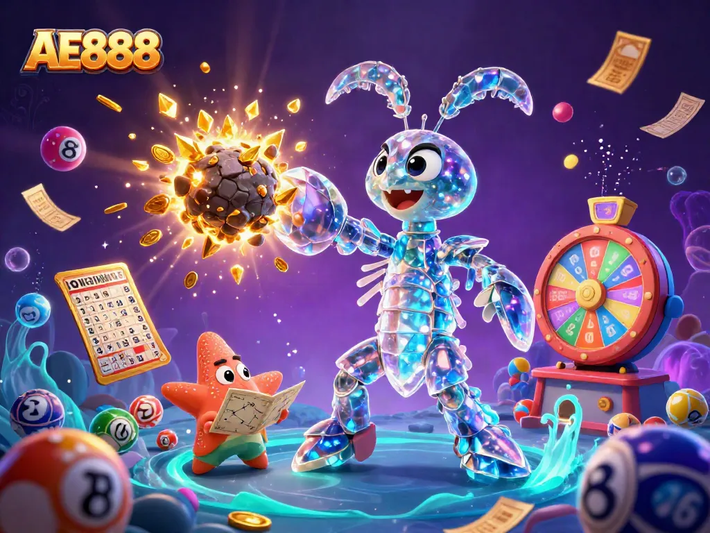 Experience vibrant AE888 gameplay with galactic-themed characters and dynamic casino elements.
