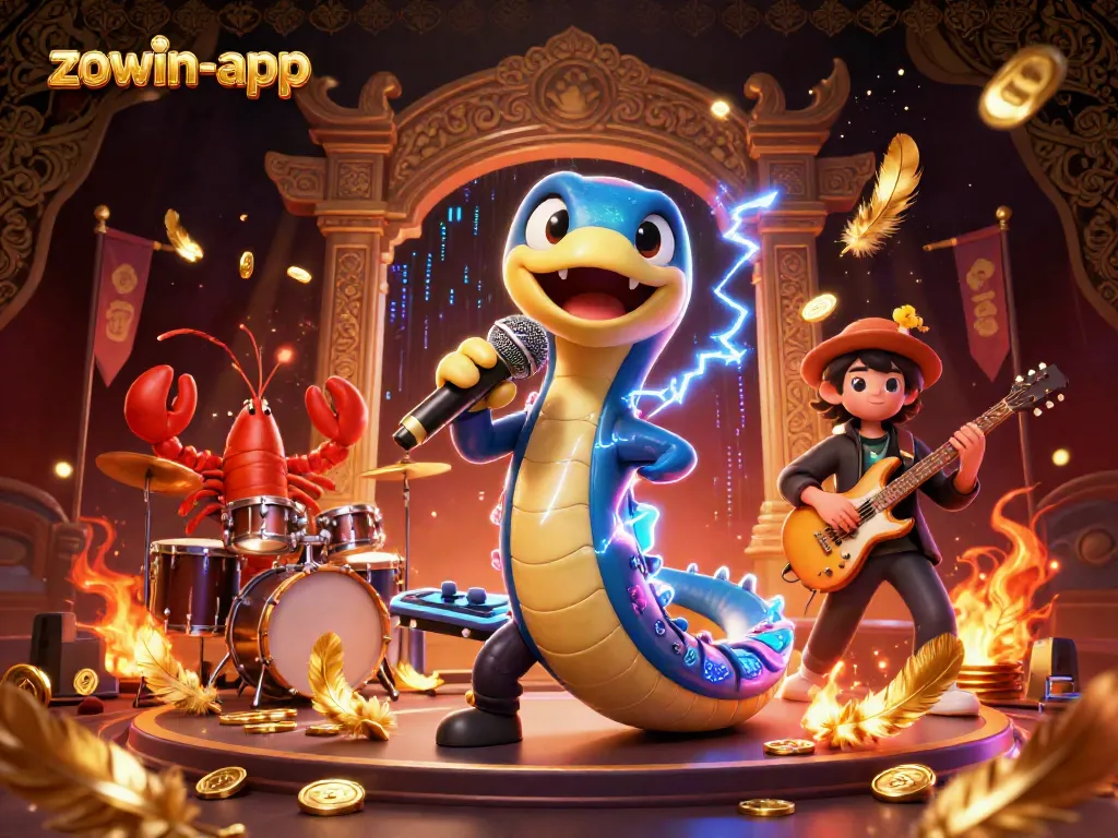 Experience thrilling gameplay with zowin-app in an immersive underwater casino scene filled with action.