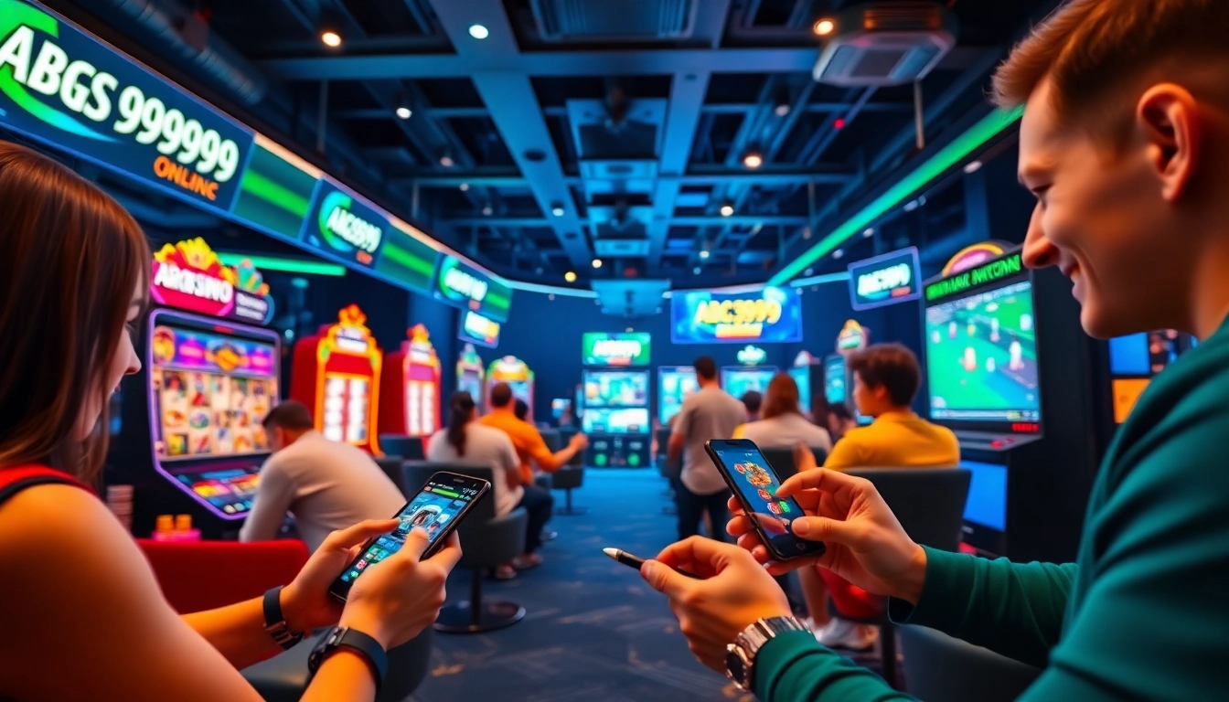 Engaging gaming experience on ABC999 platform with players enjoying online casino games.