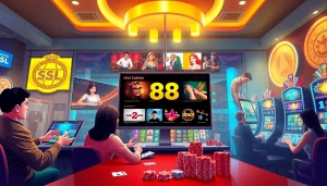 Engaging online casino experience at https://lucky88.direct/ with vibrant gaming visuals and a secure environment.