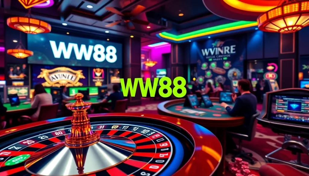 Experience excitement with WW88 at vibrant casino tables and digital gameplay.