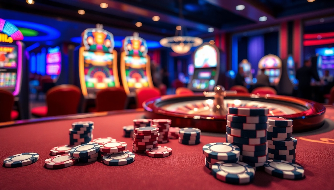 The thrilling casino experience at https://33win.free/ with vibrant slot machines and engaging poker games.
