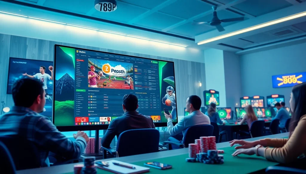 Experience the dynamic world of online betting with https://789p.direct/ showcasing players engaged in sports and casino games.