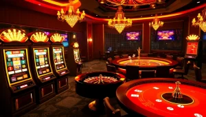 Experience thrilling online gambling at 33win with vibrant casino tables and exciting slot machines.