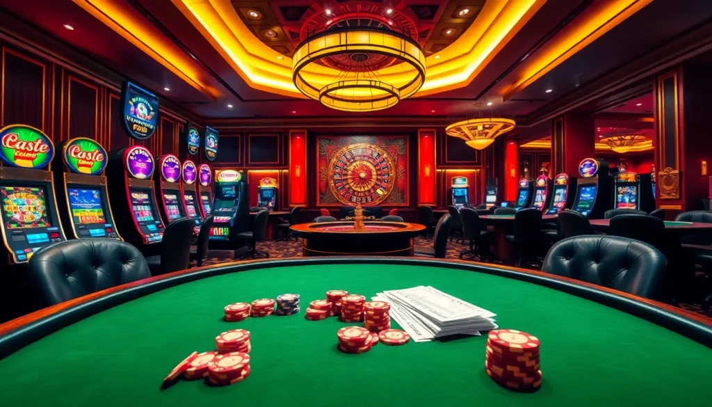 Experience thrilling gambling action at https://58win4b.net/ with vibrant casino visuals featuring poker and slot games.