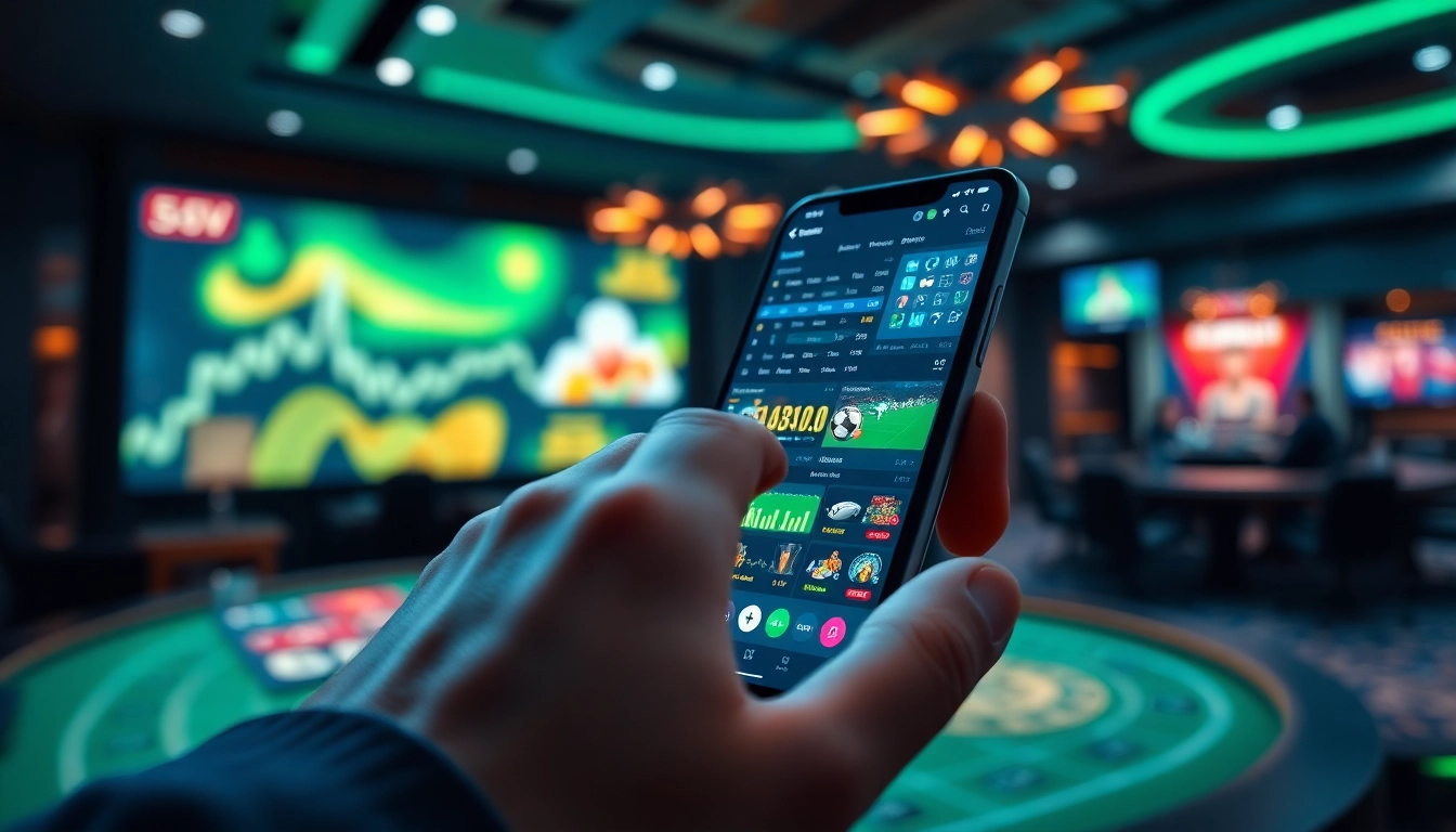 Engaging user experience on 5V5V online betting platform featuring sports and casino options