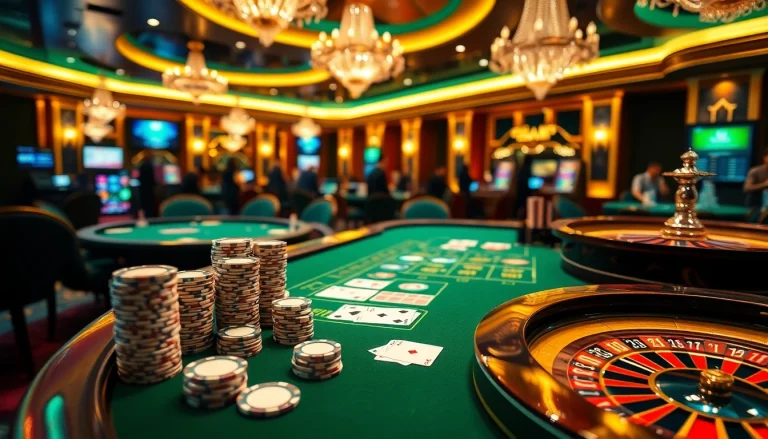 Experience the thrill of Nhà cái 32win with vibrant casino gameplay featuring poker and roulette.