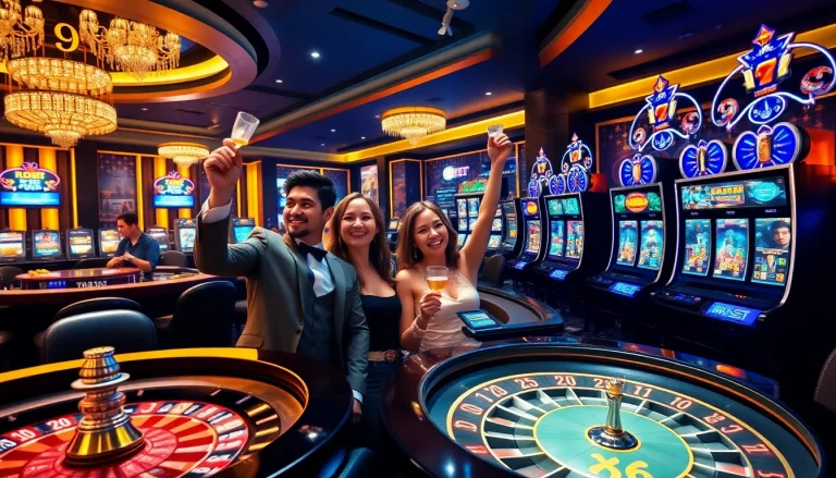 Experience thrilling gaming with 9BET's luxurious online casino environment, featuring poker and roulette.
