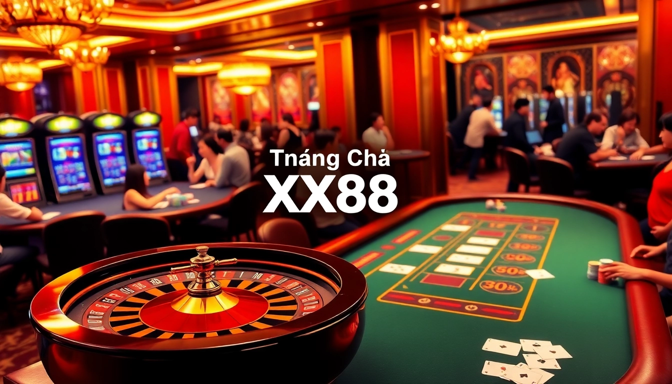 Experience the thrilling ambiance of trang chủ xx88 with diverse games and lavish casino setups.