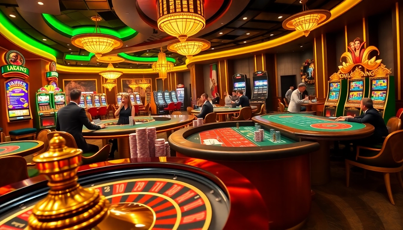 Experience high-stakes gambling action at https://lucky88j.world/ with luxurious casino tables and exciting slot machines.