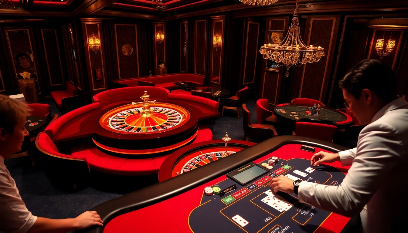 Betting at a roulette table in a luxurious casino setting associated with https://f168.tools/.