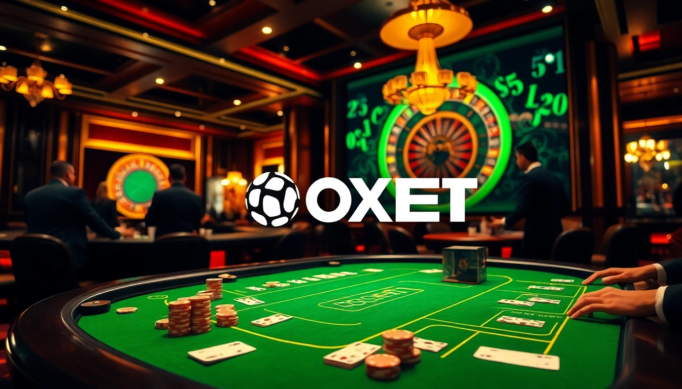 Experience professional gaming action at OXBET with elegant casino tables and thrilling gameplay.