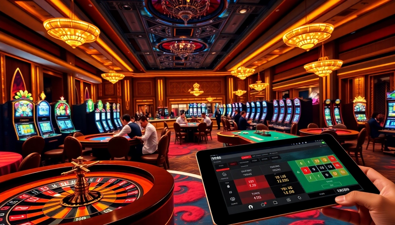Experience the excitement of RR88 with vibrant casino tables and engaging online gambling visuals.
