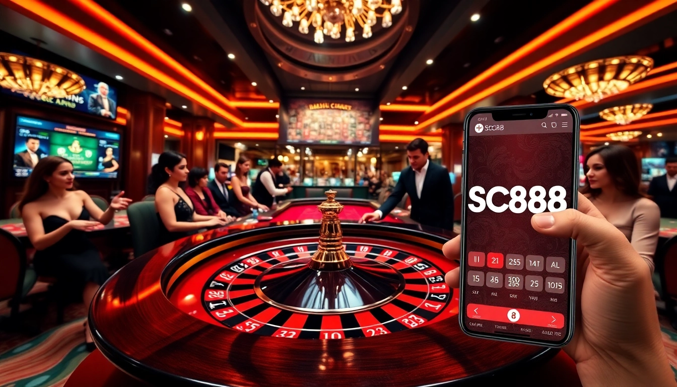 Experience thrilling moments at SC88 with exciting games and a luxurious casino atmosphere.
