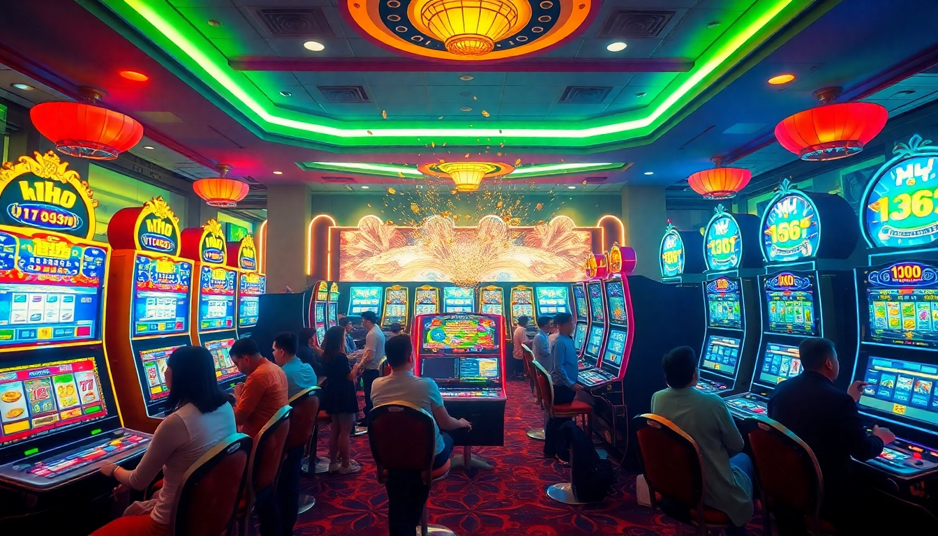 Experience the excitement of nổ hũ with vibrant slot machines and thrilling gameplay.