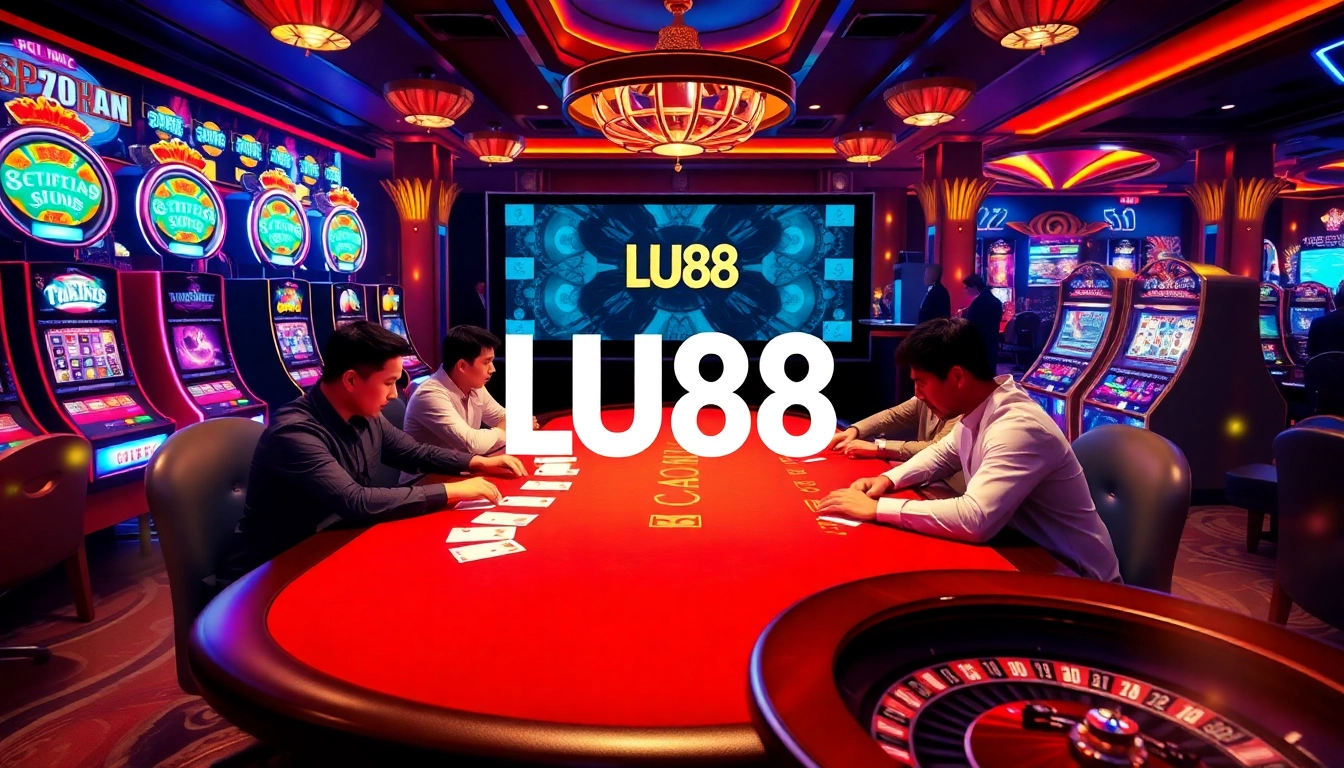 Exciting casino scene at https://lu88.cn.com/, showcasing poker and vibrant gaming atmosphere.