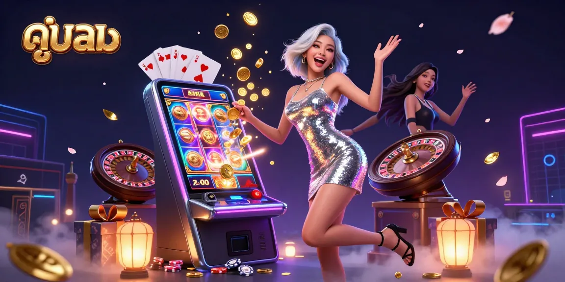 Join the excitement of ดูบอล as dazzling wins and jackpots unfold in a vibrant casino setting.