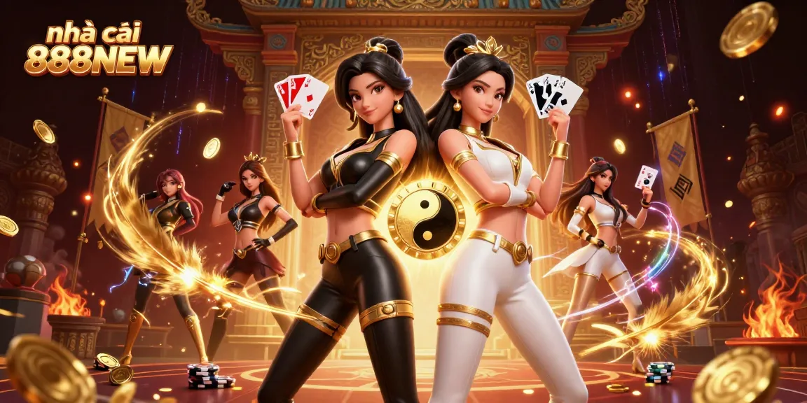 Engage in thrilling games at nhà cái 888NEW with vibrant characters and dynamic casino elements.