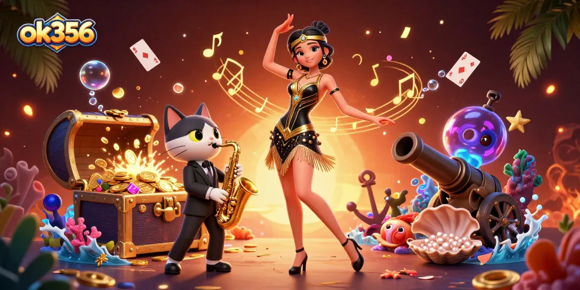 Engage in thrilling gameplay with ok356 while enjoying vibrant casino-themed visuals and entertainment.
