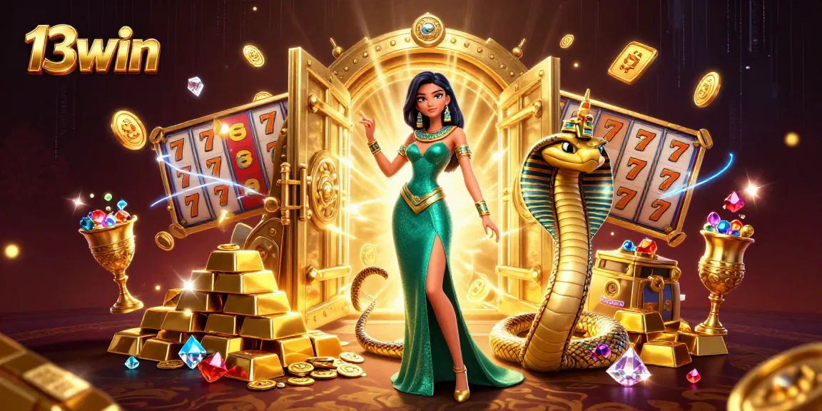 Experience the thrill of winning big with 13win, showcasing immersive casino excitement and luxury.