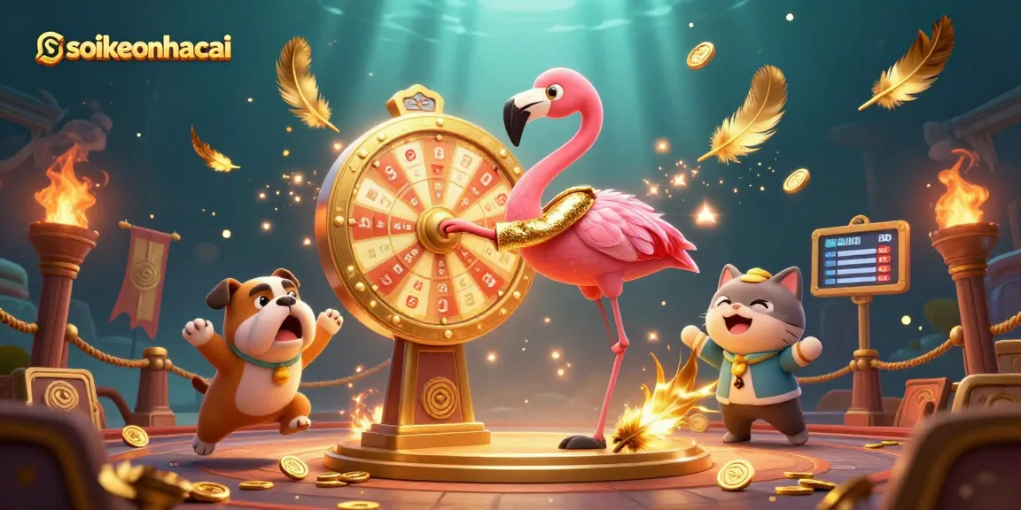 Engage in thrilling betting excitement with soikeonhacai featuring vibrant 3D characters and casino elements.