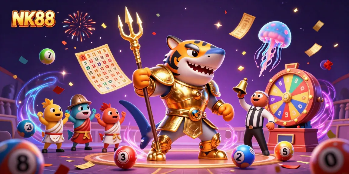 Experience thrilling gameplay with NK88's vibrant lottery scene featuring dynamic elements.