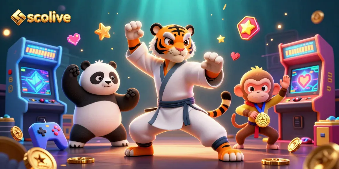 Engage with socolive's vibrant casino atmosphere featuring dynamic characters in a colorful game scene.