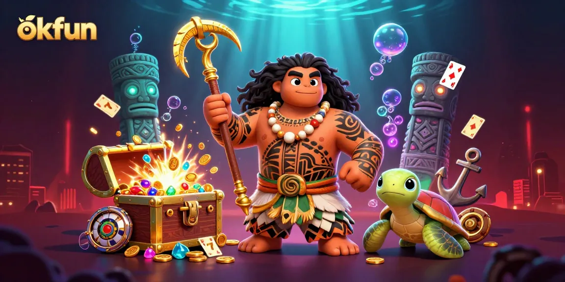 Experience thrilling winnings at okfun with a vibrant casino scene filled with games and excitement.