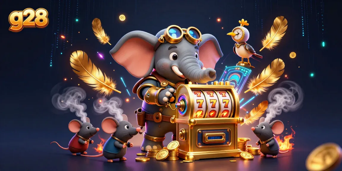 Engage with thrilling g28 slot games at a vibrant online casino featuring dynamic 3D artwork.